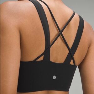 lululemon athletica Black Like a Cloud Longline Bra